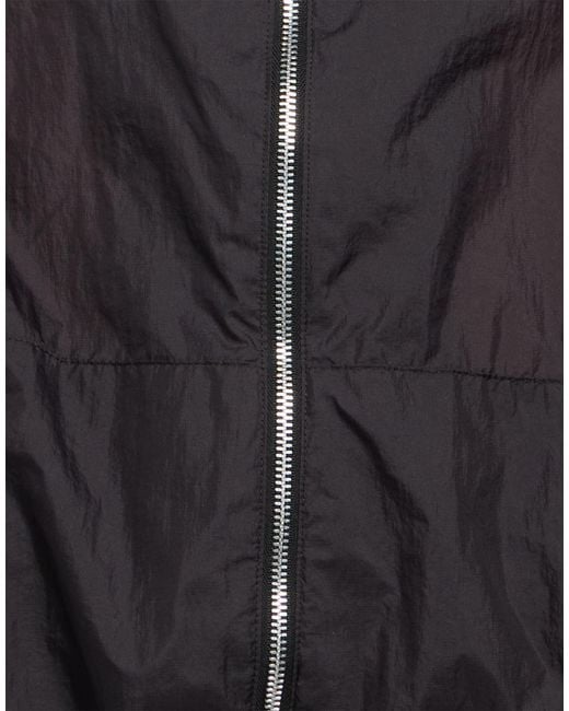 JORDANLUCA Black Jacket Cotton, Polyamide, Elastane for men