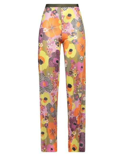 Siyu Orange Pants Viscose