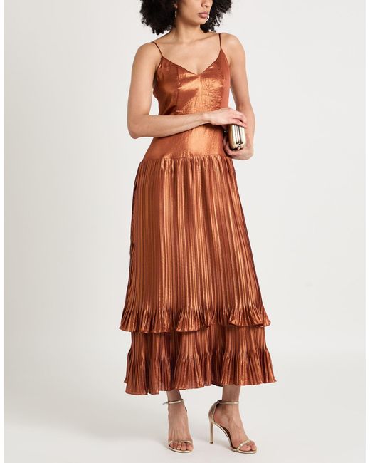 Twinset Brown Maxi Dress
