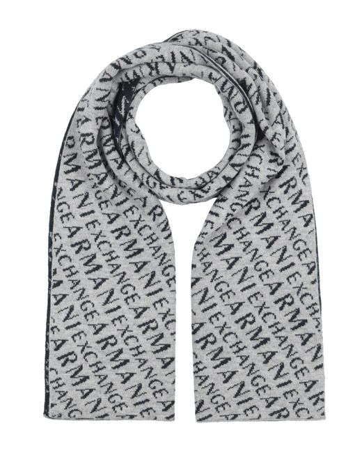 ARMANI EXCHANGE Gray Scarves