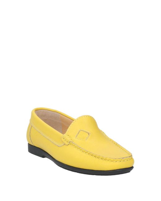 A.Testoni Yellow Loafers
