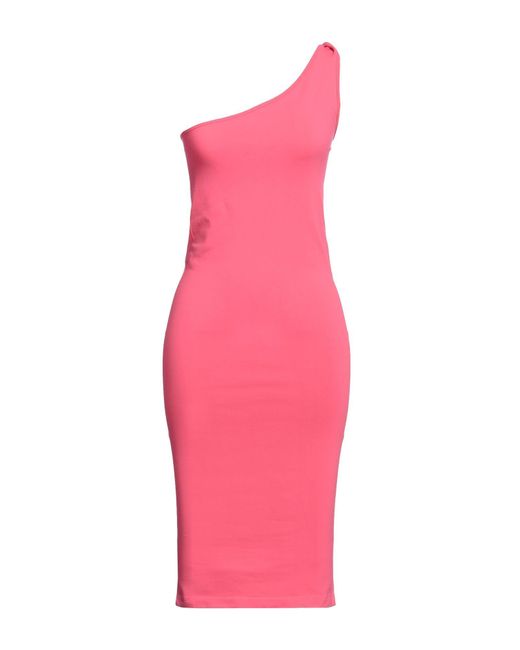 Helmut Lang Pink Midi Dress
