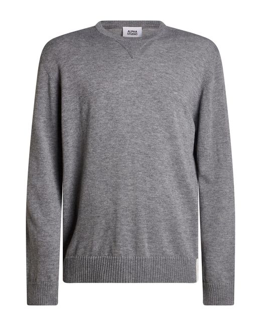 Alpha Studio Pullover in Gray für Herren