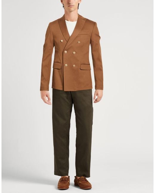Daniele Alessandrini Brown Blazers for men