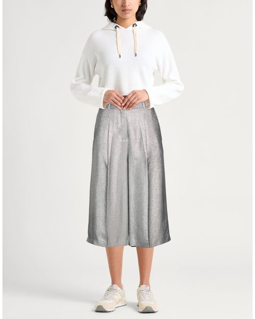 Liu Jo Gray Pants Viscose, Polyester, Polyamide