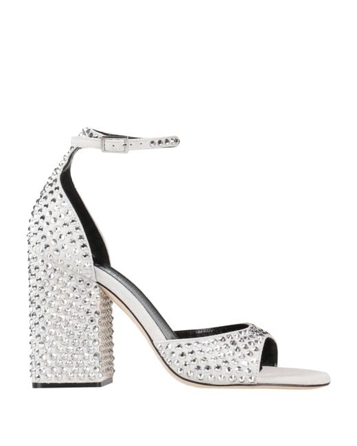 Paris Texas White Sandals Leather