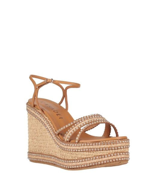 Casadei Natural Sandals