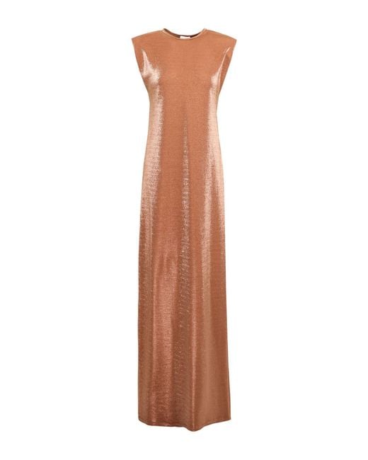 Alysi Brown Maxi Dress