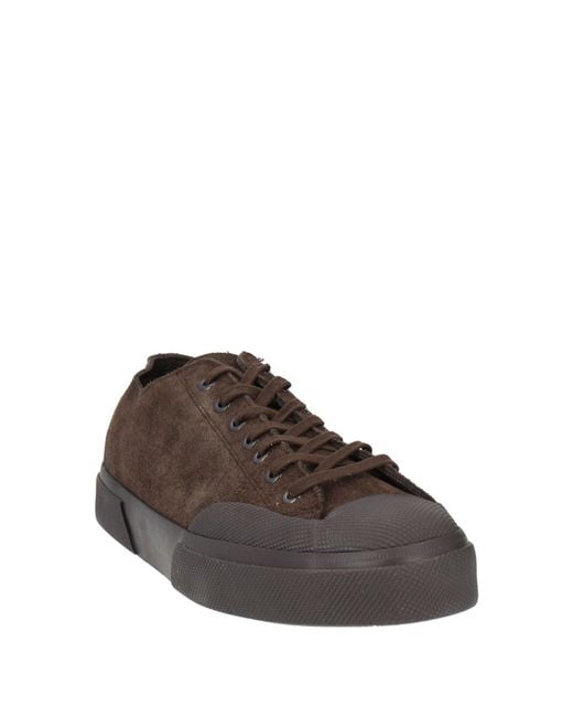 Superga Brown Dark Sneakers Leather for men