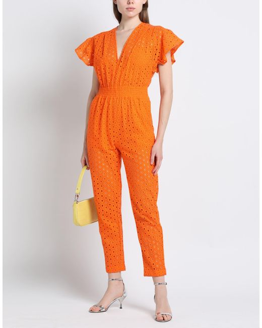 Pinko Orange Jumpsuits