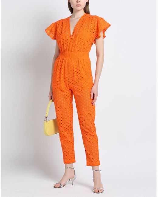 Pinko Orange Jumpsuit