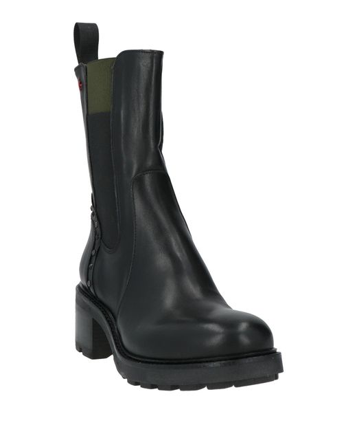 GIO+ Black Ankle Boots Leather