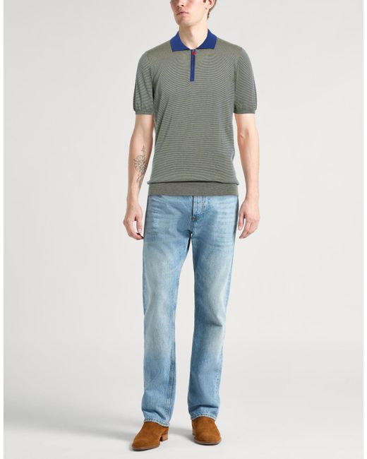 Polo di Kiton in Blue da Uomo
