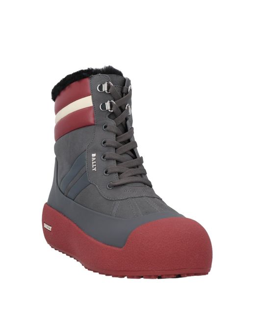 Bally Red Ankle Boots for men