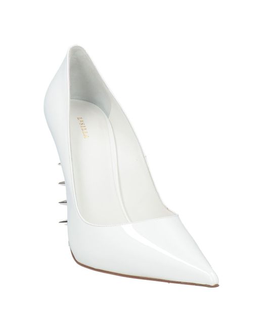 Le Silla White Pumps