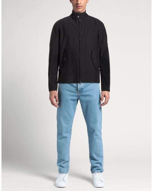 Baracuta Black Jacket Polyester, Cotton, Polyurethane for men