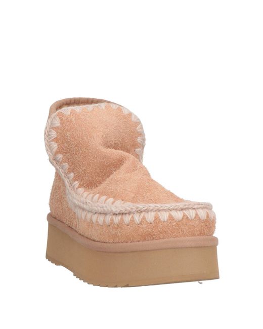 Mou Natural Ankle Boots