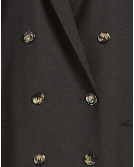 Alberta Ferretti Black Blazer Polyester, Wool, Elastane