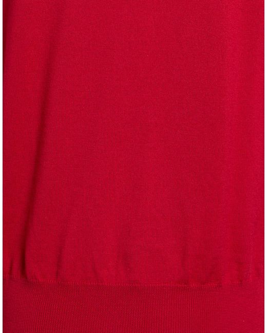 DSquared² Red Sweater Virgin Wool for men