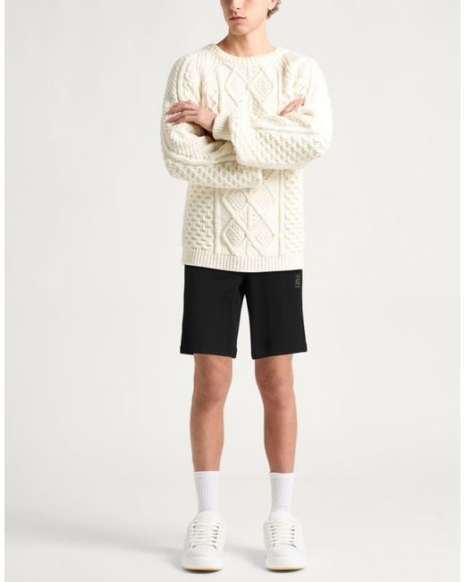 ARMANI EXCHANGE Black Shorts & Bermuda Shorts Cotton for men