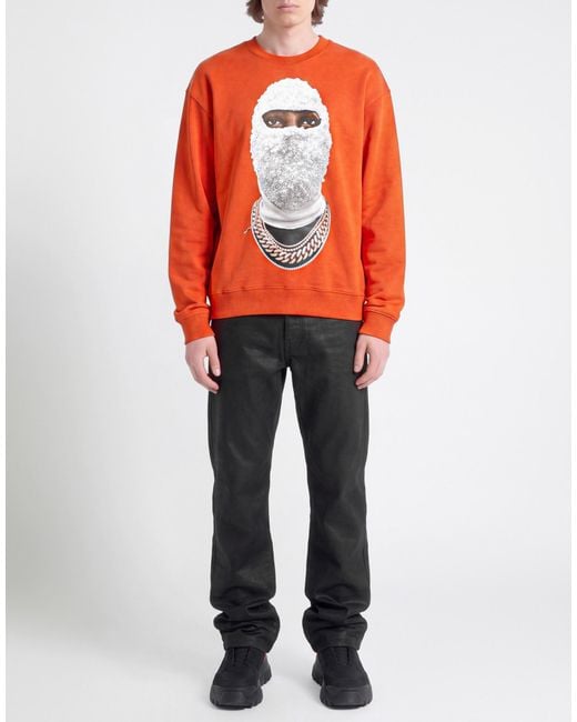 Ih Nom Uh Nit Orange Sweatshirt Cotton for men