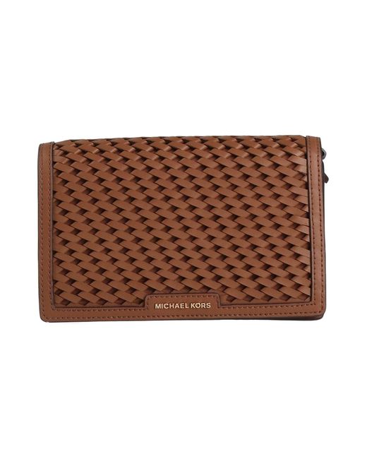 MICHAEL Michael Kors Brown Shoulder Bag Goat Skin