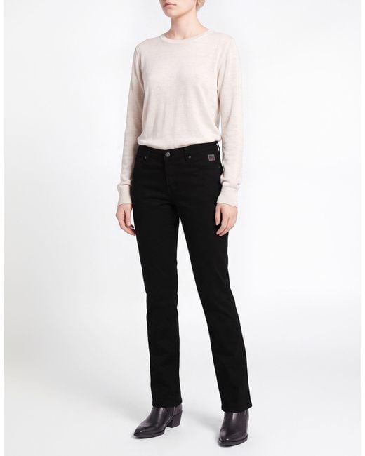 Roy Rogers Black Pants Cotton, Elastane