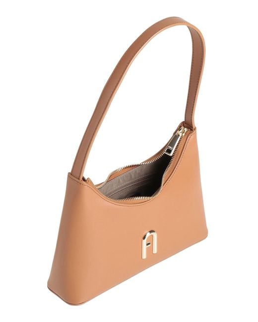 Furla Brown Diamante Mini Shoulder B -- Handbag Leather