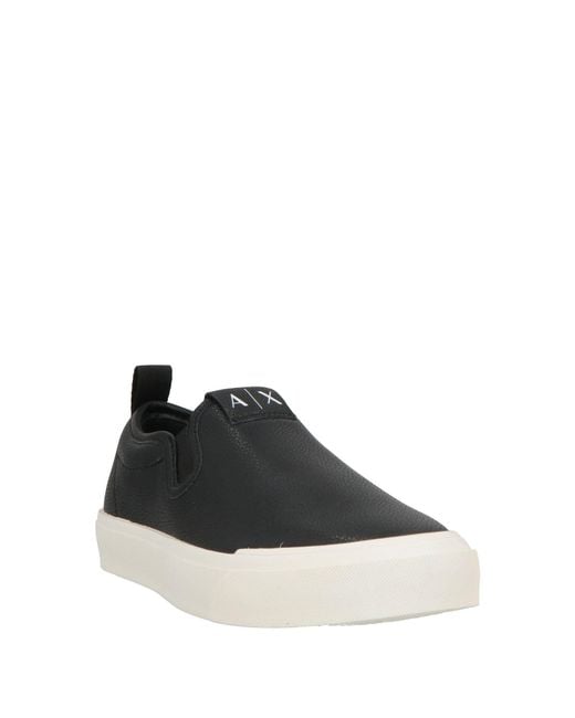 ARMANI EXCHANGE Black Trainers for men