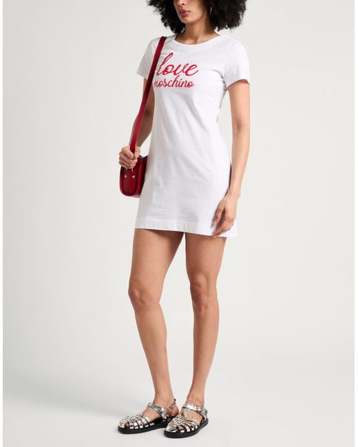 Love Moschino White Mini Dress