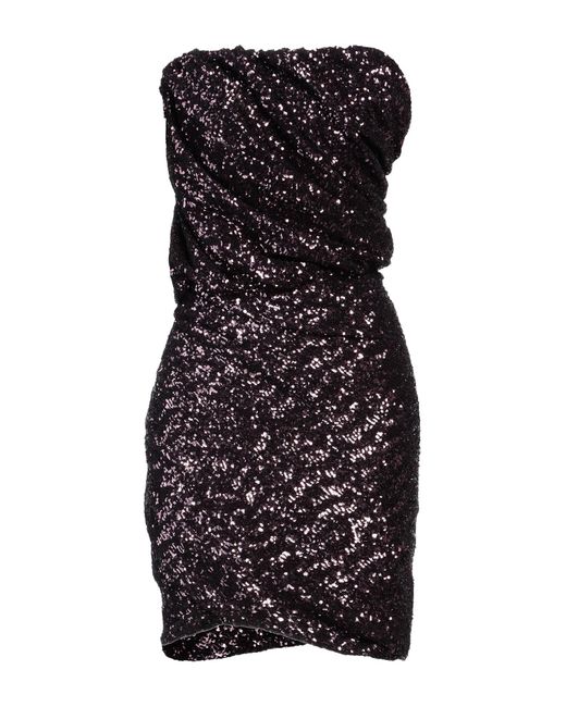 The Attico Black Midi-Kleid