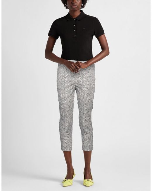 Peserico Gray Pants Cotton, Elastane