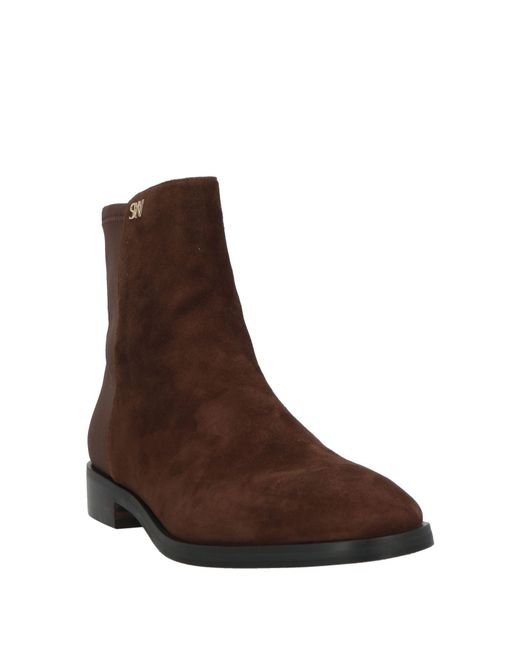 Stuart Weitzman Brown Ankle Boots