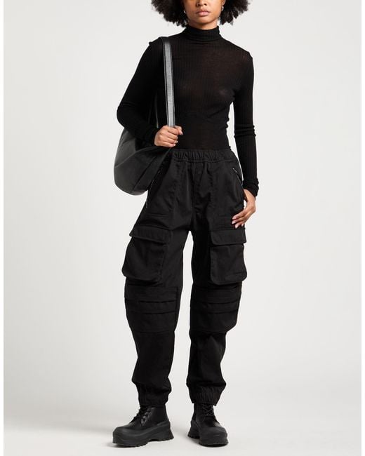 Patrizia Pepe Black Turtleneck Wool