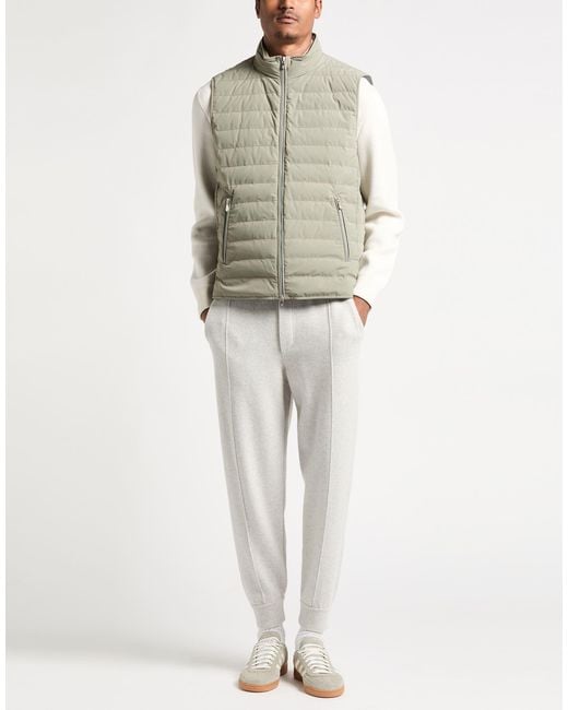 Brunello Cucinelli Gray Vest Polyamide, Elastane for men