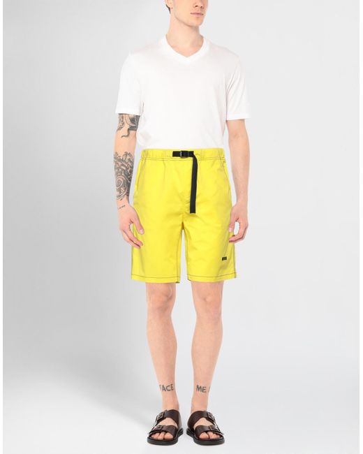 MSGM Yellow Shorts & Bermuda Shorts for men