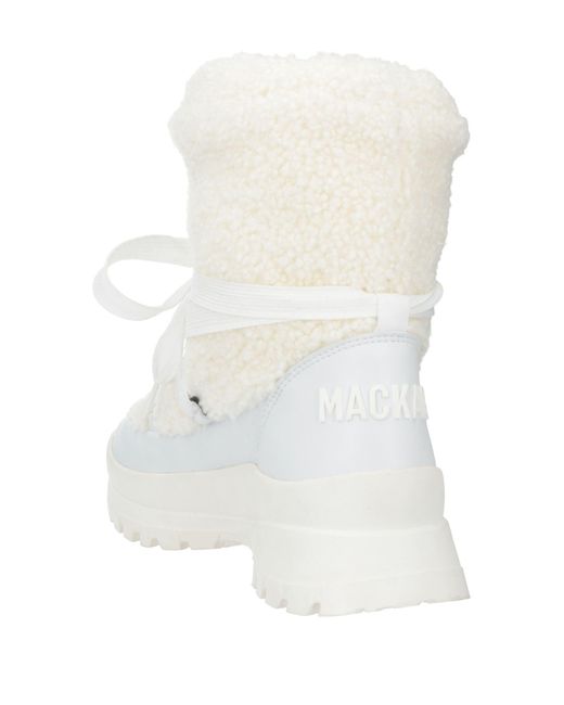 Mackage White Ankle Boots
