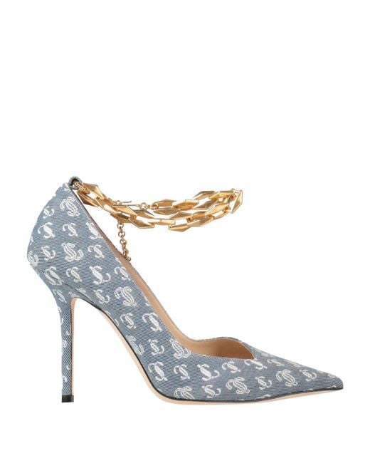 Jimmy Choo Blue Pumps