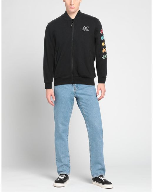 Sun 68 Black Sweatshirt for men