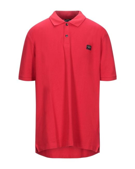 Polo Paul & Shark de hombre de color Red