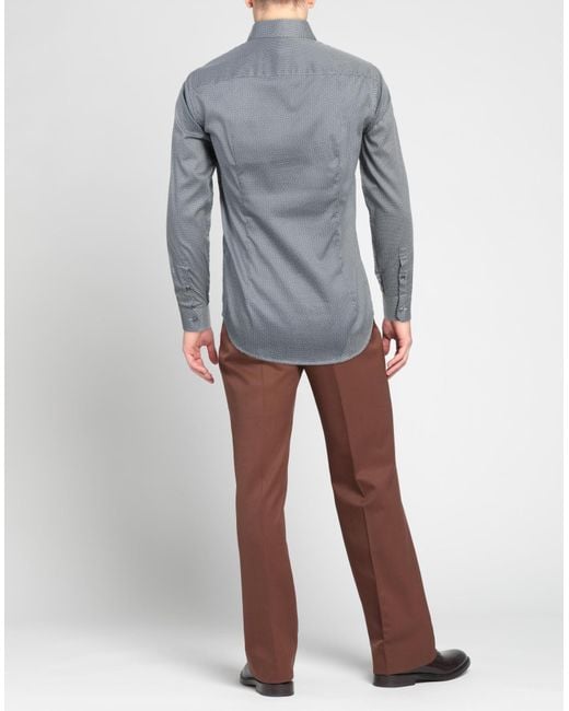 Emporio Armani Gray Shirt for men