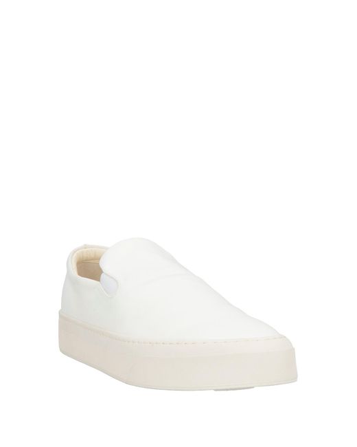 The Row White Sneakers Textile Fibers