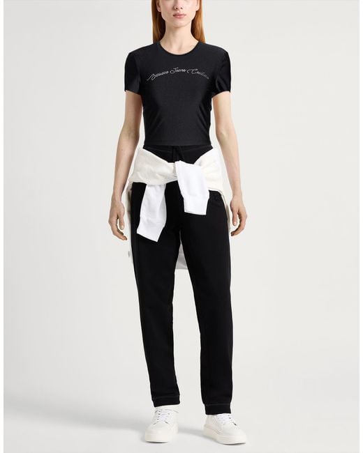 Versace Jeans Couture Black T-Shirt Polyamide, Elastane
