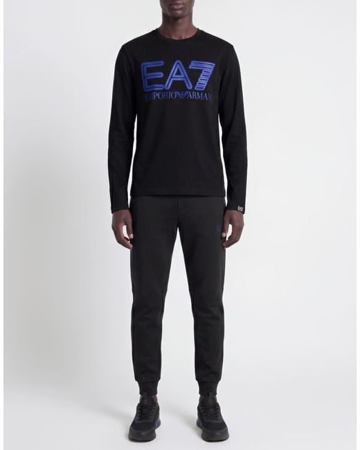 EA7 Blue T-Shirts for men