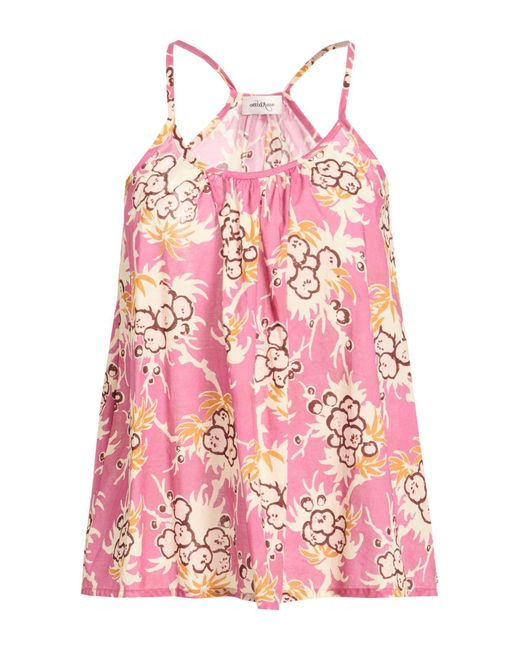 Ottod'Ame Pink Top Cotton