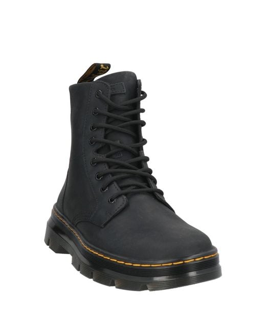Dr. Martens Black Ankle Boots Leather for men