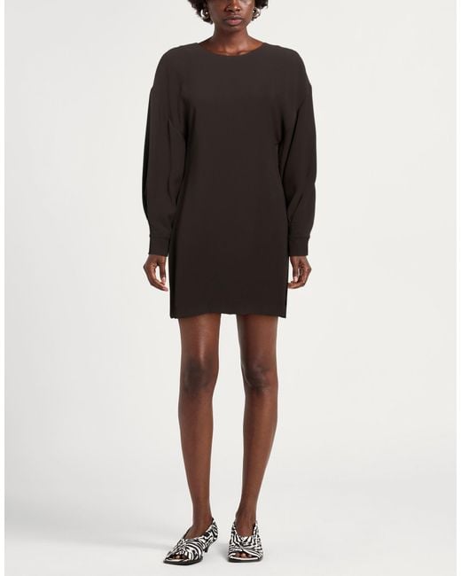 P.A.R.O.S.H. Black P.A.R.O..H. Dark Mini Dress Polyester