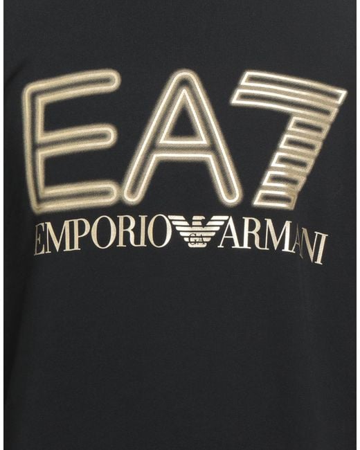 EA7 Black Sweatshirt for men