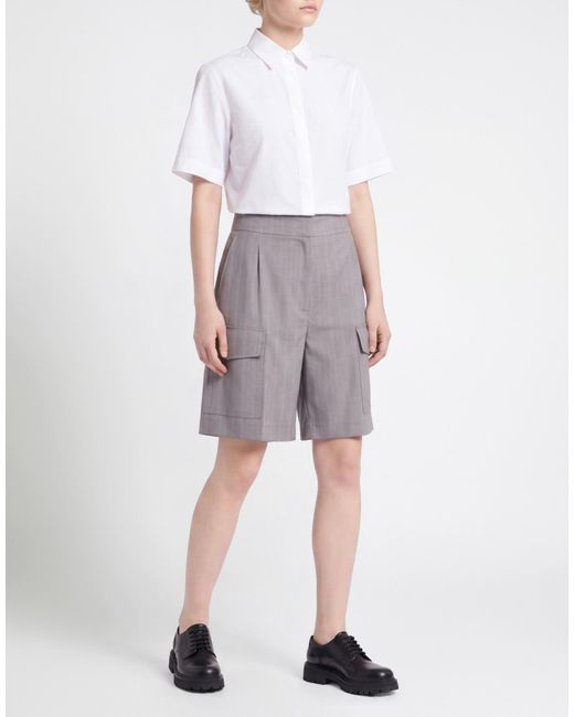 Twinset Gray Shorts & Bermuda Shorts