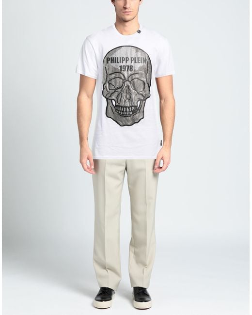 Philipp Plein White T-shirt for men